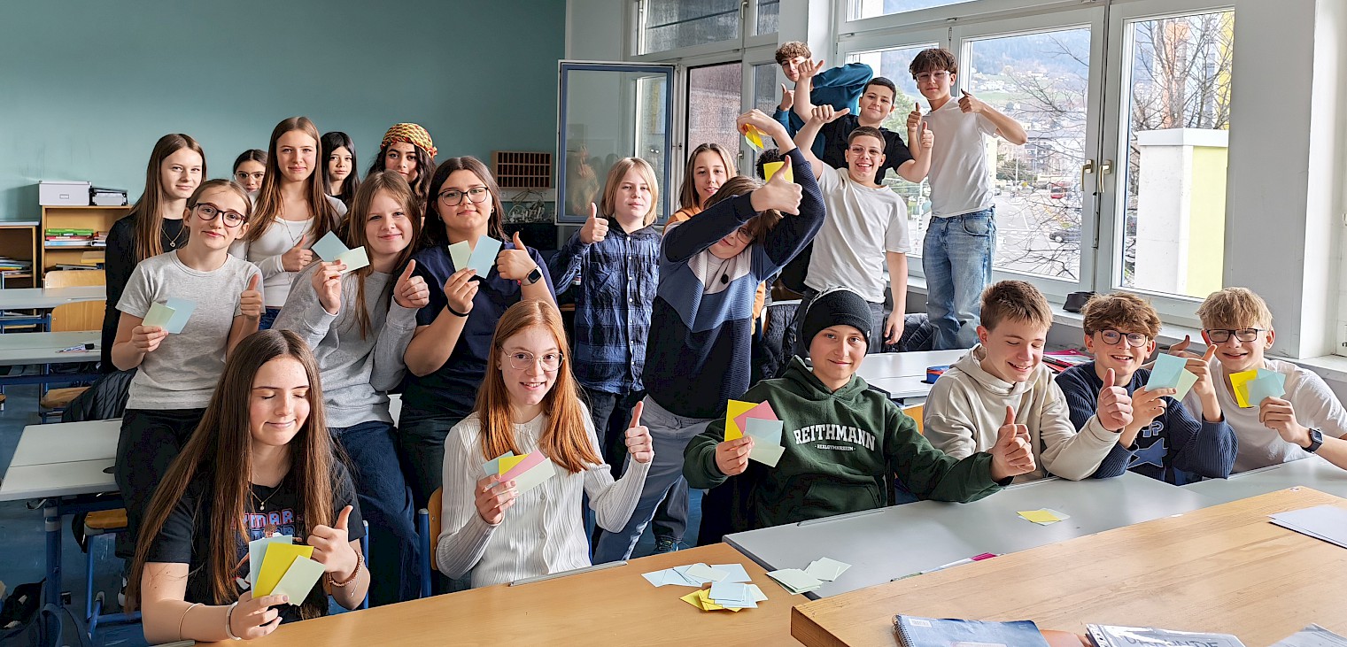 EMQ-Rookies 2026 der 3a des BG/BRG/SRG Reithmannstraße Innsbruck | © BG/BRG/SRG Reithmannstraße Innsbruck